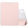 Mobigear Tri-Fold Gel iPad 11 (2025) TPU / Konstläder Plånboksfodral + Pennhållare - Rosa