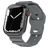 Mobigear Sport Armor Pasek Silikon do Apple Watch Zapięcie na bolczyk - 42/41/40/38 mm - Szary