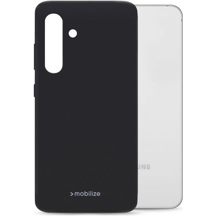 Mobilize Rubber Gelly Samsung Galaxy S24 FE TPU flexível Capa traseira - Preto