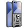 Mobigear Armor Ring Samsung Galaxy Z Flip 7 Hardcase Back cover Antiurto con anello - Argento