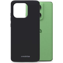 Mobilize Rubber Gelly Motorola Edge 60 TPU flexible Carcasa - Negro