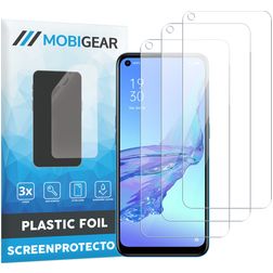 Mobigear OPPO A53 Screen Protector Film - Case Friendly (3-Pack)