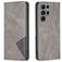 Mobigear Rhombus Slim Samsung Galaxy S24 Ultra Wallet case - Grey