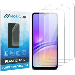 Mobigear Samsung Galaxy A05 Protector de pantalla Film - Compatible con fundas (pack de 3)