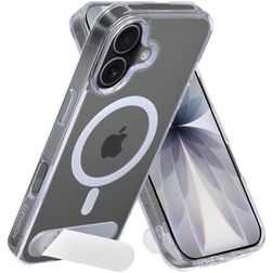 Mobiparts Hardcover Trasparente iPhone 17 MagSafe Hardcase Back cover con supporto - Trasparente
