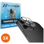 Mobigear iPhone 12 Pro Max Cristal templado Protector de cámara - Compatible con fundas (pack de 3)