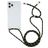Mobigear Lanyard iPhone 12 Pro Max Flexible TPU Case with lanyard - Clear / Green