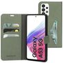 Mobiparts Classic Wallet Samsung Galaxy A53 Plånboksfodral med sedelfack - Stone Green