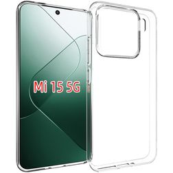 Mobigear Basics Clear Xiaomi 15 Elastyczne TPU Etui plecki - Przezroczysty