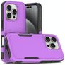 Mobigear Heavy Armor iPhone 16 Pro Fodral Hårdplast Skal Stötsäkert - Lila