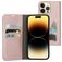 Mobiparts Classic Wallet iPhone 14 Pro Max Funda tipo libro Cartera - Rosa