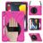 Mobigear SureGrip XGuard iPad 7 (2019) Plastica rigida / Silicone Back cover + Portapenna + Tracolla + Supporto - Rosa