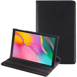 Mobigear DuoStand Samsung Galaxy Tab A 10.1 (2019) Kääntyvä Lompakkokotelo - Musta
