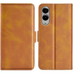 Mobigear Slim Magnet Samsung Galaxy S25 Edge Etui z klapką typu portfel - Koniakowy