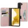 Mobiparts Classic Wallet Samsung Galaxy S22 Pungetui med Seddelrum - Lyserød