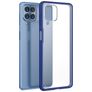 Mobigear Shockproof Samsung Galaxy M53 Fodral Hårdplast Skal - Transparent / Blå