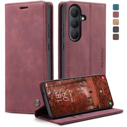 CaseMe 013 Samsung Galaxy S26 Plus Plånboksfodral med sedelfack - Röd