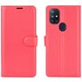 Mobigear Classic OnePlus Nord N10 5G Cover a libro portafoglio - Rosso