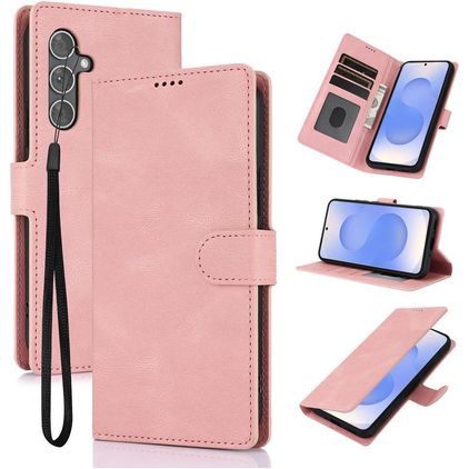 Mobigear Wallet Samsung Galaxy S26 Cover a libro portafoglio - Rosa