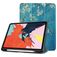 Mobigear Tri-Fold Gel iPad Air 5 (2022) TPU / Leatherette Wallet case + Stylus Holder - Almond Blossoms