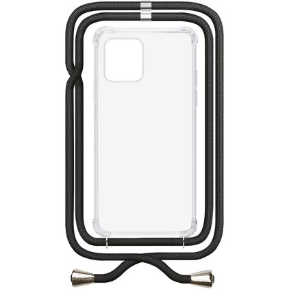 My Style Loop Transparente Samsung Galaxy A15 TPU flexible Funda con cuerda - Transparente