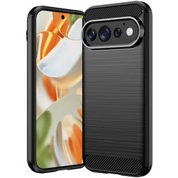 Mobigear Brushed Slim Google Pixel 11 Pro Fleksibel TPU Bagsidecover - Sort