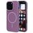 Mobiparts Slim Line iPhone 16 Pro MagSafe Hard Case Back cover - Imperial Purple