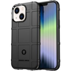 Mobigear Rugged Shield iPhone 14 Plus TPU flexível Capa traseira Antichoque - Preto