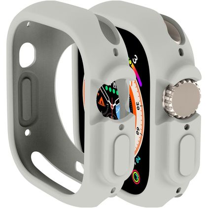 Mobigear Colors Capa rígida para Apple Watch Ultra - 49 mm - Cinzento