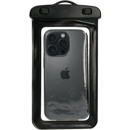 Mobiparts Hardcase Impermeabile Custodia a sacchetto (max 19 cm x 11 cm) - Sleeve - Pouch - Nero