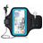 Mobigear Go Active Running Phone Holder Neoprene Sports Case Sports armband - Medium - Blue