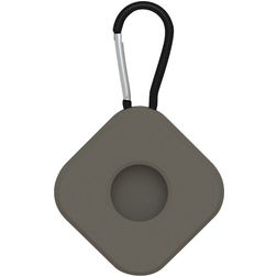 Mobigear Square Key Apple AirTag Suojakotelo Joustava Silikoni Avaimenperä - Vihreä