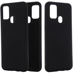 Mobigear Rubber Touch Samsung Galaxy M51 Silicone Back cover - Black