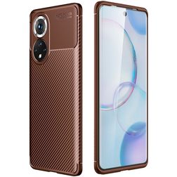 Mobigear Racing HONOR 50 Flexibilní TPU Zadní kryt - Hnědá
