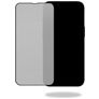 Mobilize iPhone 15 Pro Vidro temperado Película de ecrã Privacidade - Compatível com capas - Preto