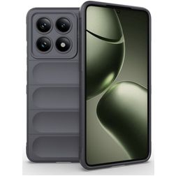 Mobigear Bumpy Xiaomi 14T TPU flexível Capa traseira - Cinzento