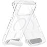 Mobiparts Hardcover Clear iPhone 18 Pro Max MagSafe Hardcase Etui plecki z podstawką - Przezroczysty