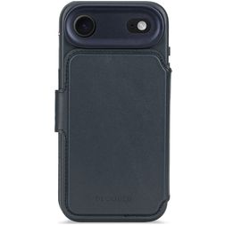 Decoded Detachable Wallet iPhone Air MagSafe Funda Piel auténtica Funda tipo libro 2 en 1 con carcasa extraíble Cartera - Navy Shadow
