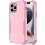 Mobigear Ultra Tough iPhone 14 Pro Max Tvrdý plast Zadní kryt odolný proti nárazům - Růžová
