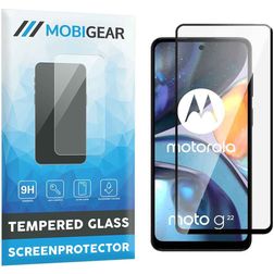 Mobigear Premium Motorola Moto G22 Glas Skærmbeskytter - Case Friendly - Sort