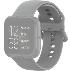 Mobigear Sport Buckle Pasek Silikon do Fitbit Versa 2 Sprzączka - Szary