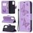Mobigear Butterfly POCO M3 Funda tipo libro Cartera - Morado