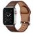 Mobigear Venezia Kožený řemínek Apple Watch Řemínek Přezka - 49/46/45/44 mm - Hnědá