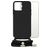 Mobilize Lanyard Gelly iPhone 13 Pro Max Joustava TPU Suojakuori kaulanauhalla - Musta