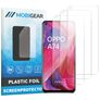 Mobigear OPPO A74 5G Película de ecrã em plástico - Compatível com capas (Pack de 3)