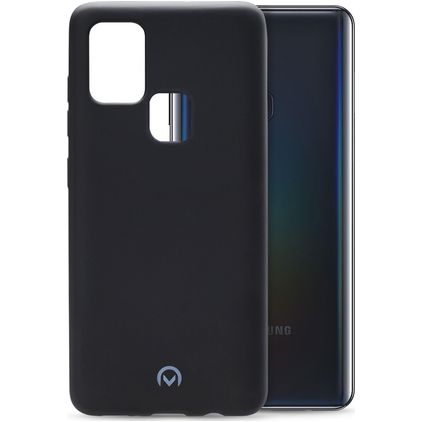 Mobilize Rubber Gelly Samsung Galaxy A21s Fleksibel TPU Bagsidecover - Matt Black