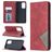 Mobigear Rhombus Slim Samsung Galaxy A52 Pungetui - Rød