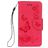 Mobigear Butterfly iPhone X Cover a libro portafoglio - Rosso