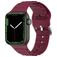 Mobigear Bumpy Silikon Apple Watch Armband Spänne - 42/41/40/38 mm - Vinröd