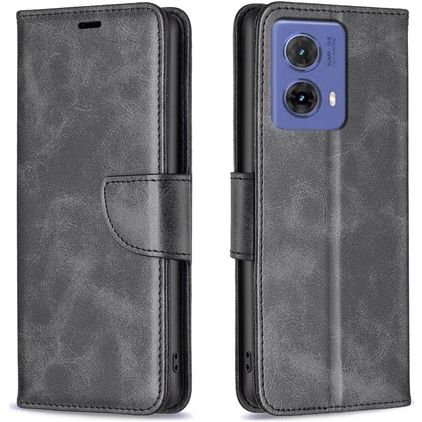 Mobigear Excellent Motorola Moto G85 Funda tipo libro Cartera - Negro